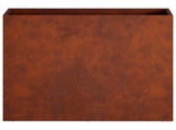 Garden Planter 2 pcs Rusty 50 x 20 x 40 cm Weathering Steel 8005455