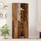 Highboard 60 x 35 x 180 cm Engineered Wood Old Wood 3365567