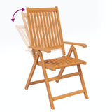 5 Piece Garden Dining Set Solid Acacia Wood 150-200 cm 3058011