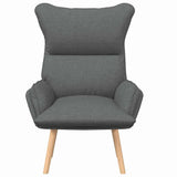 Armchair Dark Grey 69 x 74 x 93 cm Fabric 42001866
