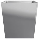 ZNTS Garden Planter 50x50x50 cm Galvanised Steel 851076