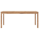Garden Dining Table 180x90x77 cm Solid Teak Wood 315621
