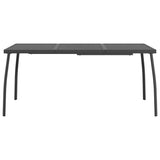 Garden Dining Set Anthracite Metal Mesh Foldable 3211814