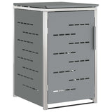 Wheelie Bin Storage Grey 77.5 x 69 x 112.5 cm Stainless Steel 42028998