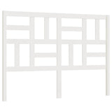 Bed Headboard White 166x4x104 cm Solid Wood Pine 818201