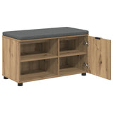 Hall Bench Artisan Oak 80 x 38 x 46 cm 891511