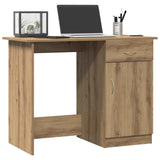 Desk Artisan Oak 100x50x76 cm Engineered Wood 855955