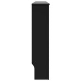 288189 Radiator Cover Black 172x19x81,5 cm MDF