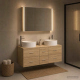 Bathroom Furniture Set 4 pcs Sonoma Oak 3407105