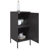 Sideboards 2 pcs Black 36x39x79 cm Steel 843013