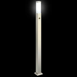 Bollard Lights with Sensor 3 pcs 110 cm Stainless Steel IP44 4006058