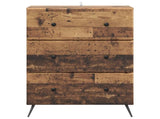 Drawer Cabinet Old Wood 66 x 34.5 x 90 cm Engineered Wood 895533