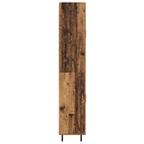 Highboard 2 pcs Old Wood Engineered Wood and Glass 3415789