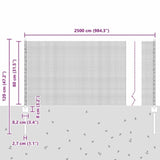 Fence and Post Green 0.8 x 25 m Steel 3336476