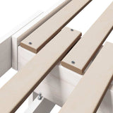 Bed Frame with Headboard White 80 x 200 cm Engineered Wood 877207