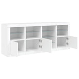 Sideboard with LED Lights White 164x37x67 cm 3209051