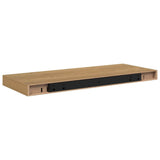 Wall Shelf 4 pcs Brown 60 x 23.5 x 3.8 cm Engineered Wood 42019949