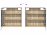 Bathroom Furniture Set 4 pcs Sonoma Oak 3407449