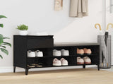 Shoe Cabinet Black oak 102 x 36 x 60 cm Engineered wood 881044