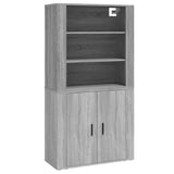 Highboard Grey Sonoma Engineered Wood 3185365