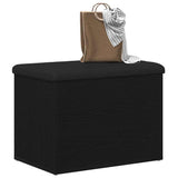 Storage Bench Black oak 62 x 42 x 45 cm Engineered Wood 862983