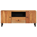 TV Cabinet 105x33x46 cm Solid Wood Acacia 356869
