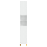 Bathroom Cabinet with Open Shelf ARNHEM White 30 x 31 x 190 cm 896595