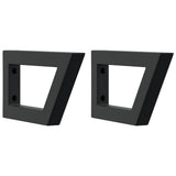 Basin Shelf Wall Mounted Steel and Solid Wood Beech 3302327