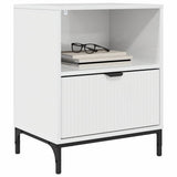 Bedside Cabinet 2 pcs High gloss white 49 x 36 x 61 cm 883483