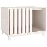 Dog House White 100x70x72 cm Solid Wood Pine 822492