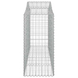 Arched Gabion Baskets 18 pcs 200x50x100/120 cm Galvanised Iron 3145654
