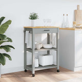 Kitchen Trolley MONZA 60x40x88.5 cm Solid Wood Pine 376095