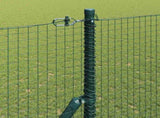 Ground Fix Welded Wire Fence 25 x 1.5 m PVC-Coated Steel Green 3351740