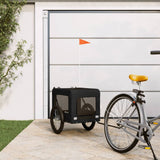 Pet Bike Trailer Black Oxford Fabric&Iron 93926