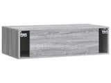 Wall-Mounted TV Cabinet Grey Sonoma 78.5 x 41 x 30 cm 898011