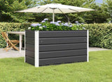 Planter Anthracite 100 x 50 x 75 cm Galvanised Steel 42018203
