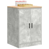 ZNTS Garage Storage Cabinet Concrete Grey 60x51x85 cm Solid Wood Pine 860574