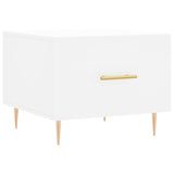 Coffee Tables 2 pcs White 50x50x40 cm Engineered Wood 829365