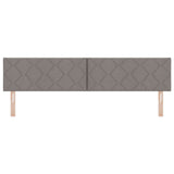 Headboard with Headboard Taupe 200 cm Faux Leather 42007284