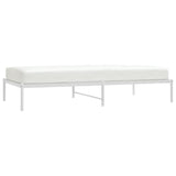 Metal Bed Frame without Mattress White 100x200cm 350908
