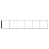 Raised Garden Bed Brown 480 x 80 x 55 cm cold-rolled steel 8006443