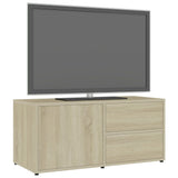TV Cabinet Sonoma Oak 80x34x36 cm Engineered Wood 801853
