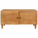 Coffee Table Light Brown 80 x 50 x 40 cm Solid Acacia wood 4018085