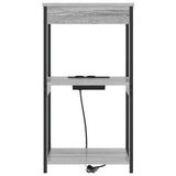 Bedside Cabinet Grey Sonoma 41 x 31 x 76 cm Engineered Wood 859548