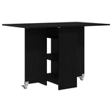 Dinning Table 115 x 70 x 75 cm Engineered Wood Black Oak 8006030
