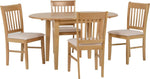 ZNTS Oxford Extending Dining Set 400-401-065