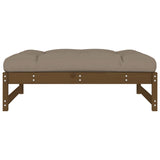 Garden Footstool Honey Brown 120x80 cm Solid Wood Pine 825740