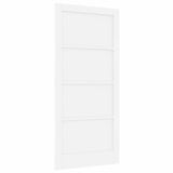 Interior Door White 93 x 202 cm Plywood 42052399