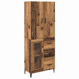 Highboard Old Wood 69.5 x 34 x 180 cm Engineered Wood 3415785