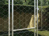 Dog Cage with Roof Silver 400 x 200 x 256 cm Steel and PE 3368301